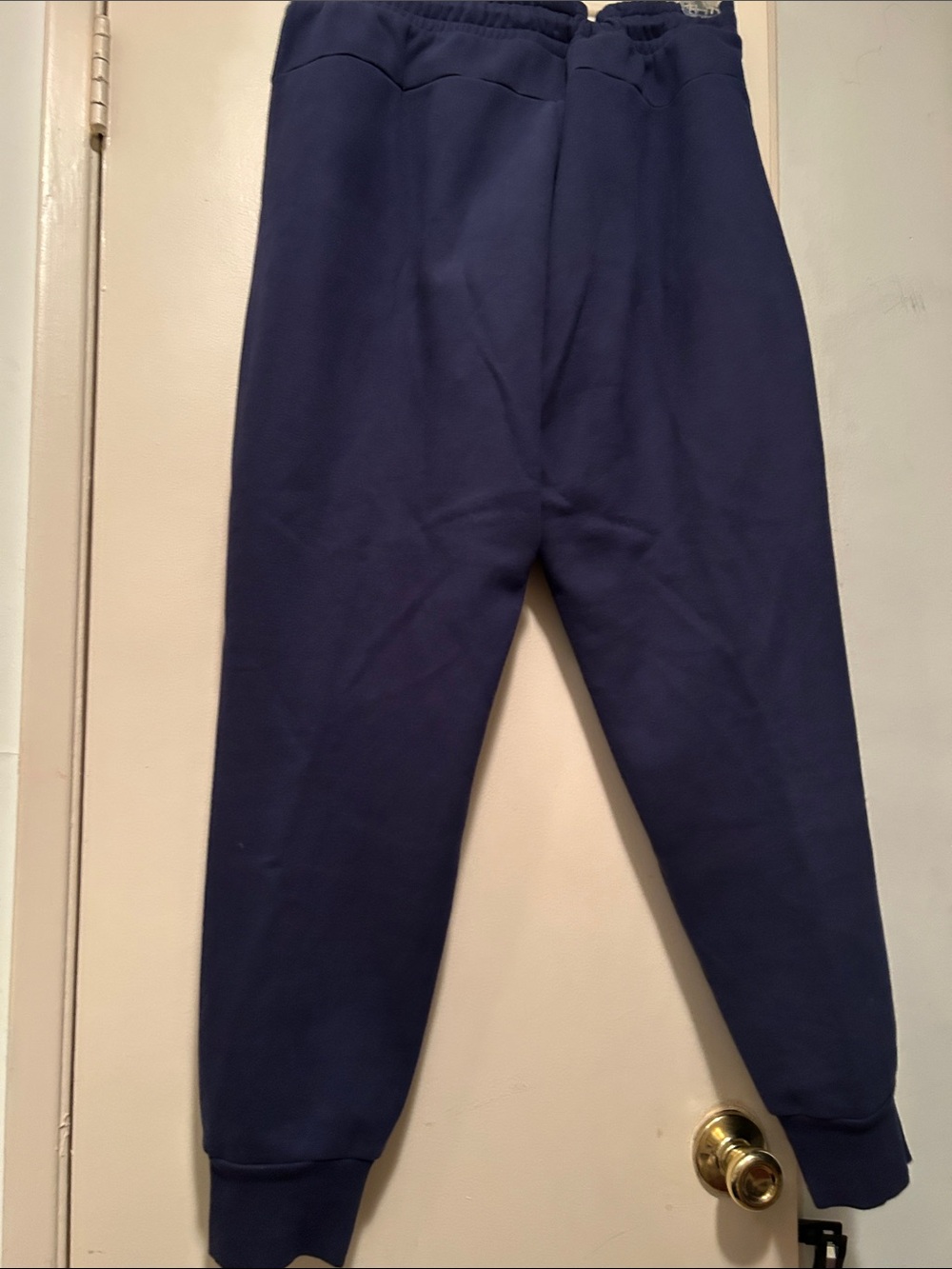 Puma Navy Blue Women's Track Joggers (fleece inside) - Picture 3 of 6